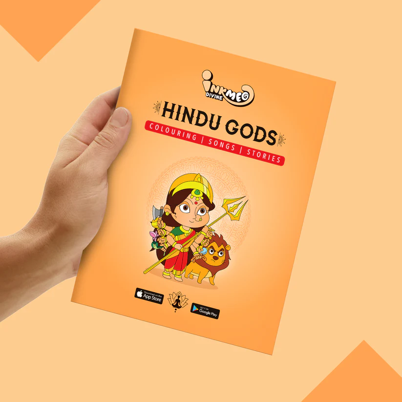 Hindu Gods Reusable colouring Book