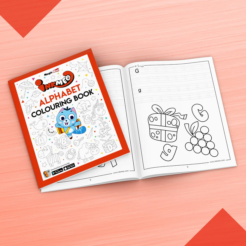 Alphabet Reusable Colouring Book