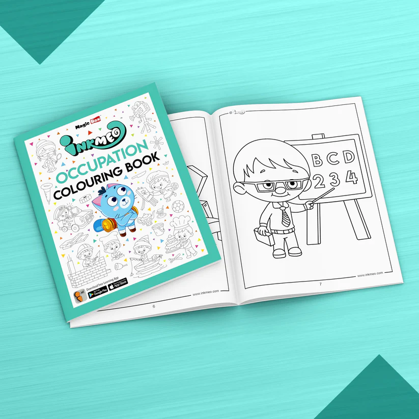 Occupation Reusable Colouring Book