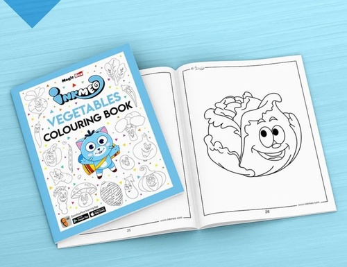 Vegetable Colouring Book!