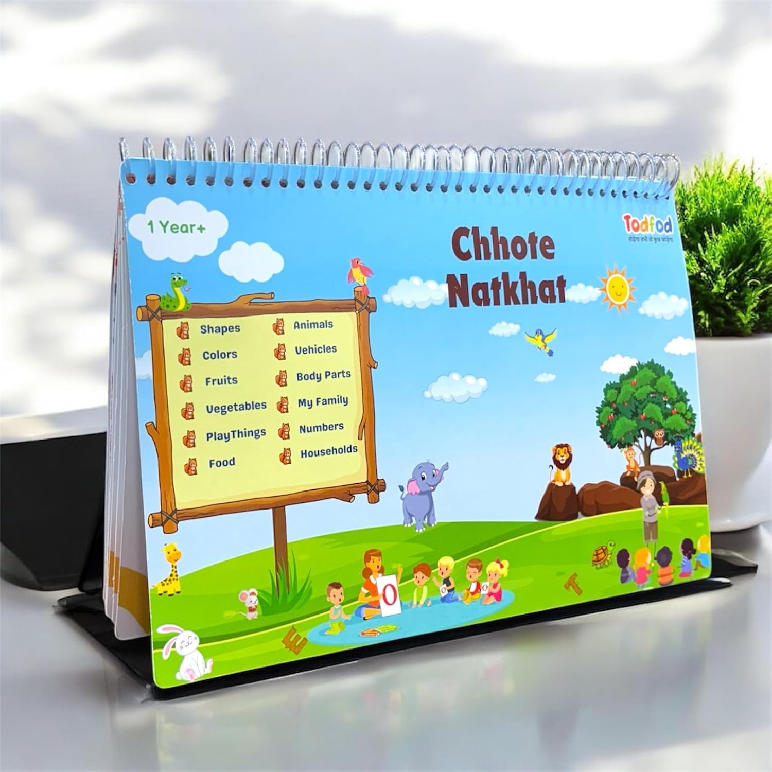 Chote Natkhat Spiral Calendar Type Education Book