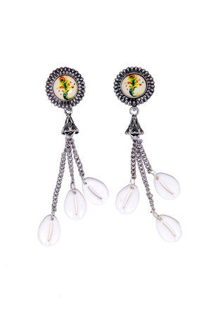 ?? Cowrie Shell Boho Earrings – For the Girl Who Wears Her Crown in Style