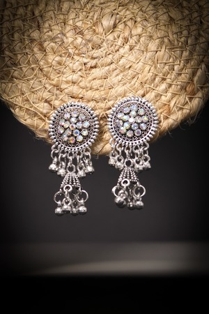 ?? Royal Radiance Silver Earrings – Because Every Woman Deserves Her