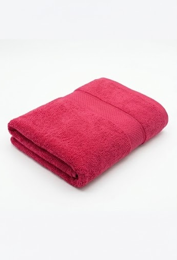 Bamboo Premium Fiber Towel Pinkish Red
