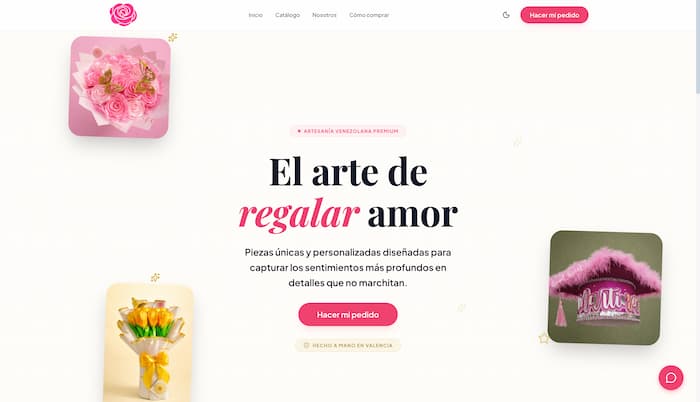 Captura de pantalla del proyecto Eternal Love