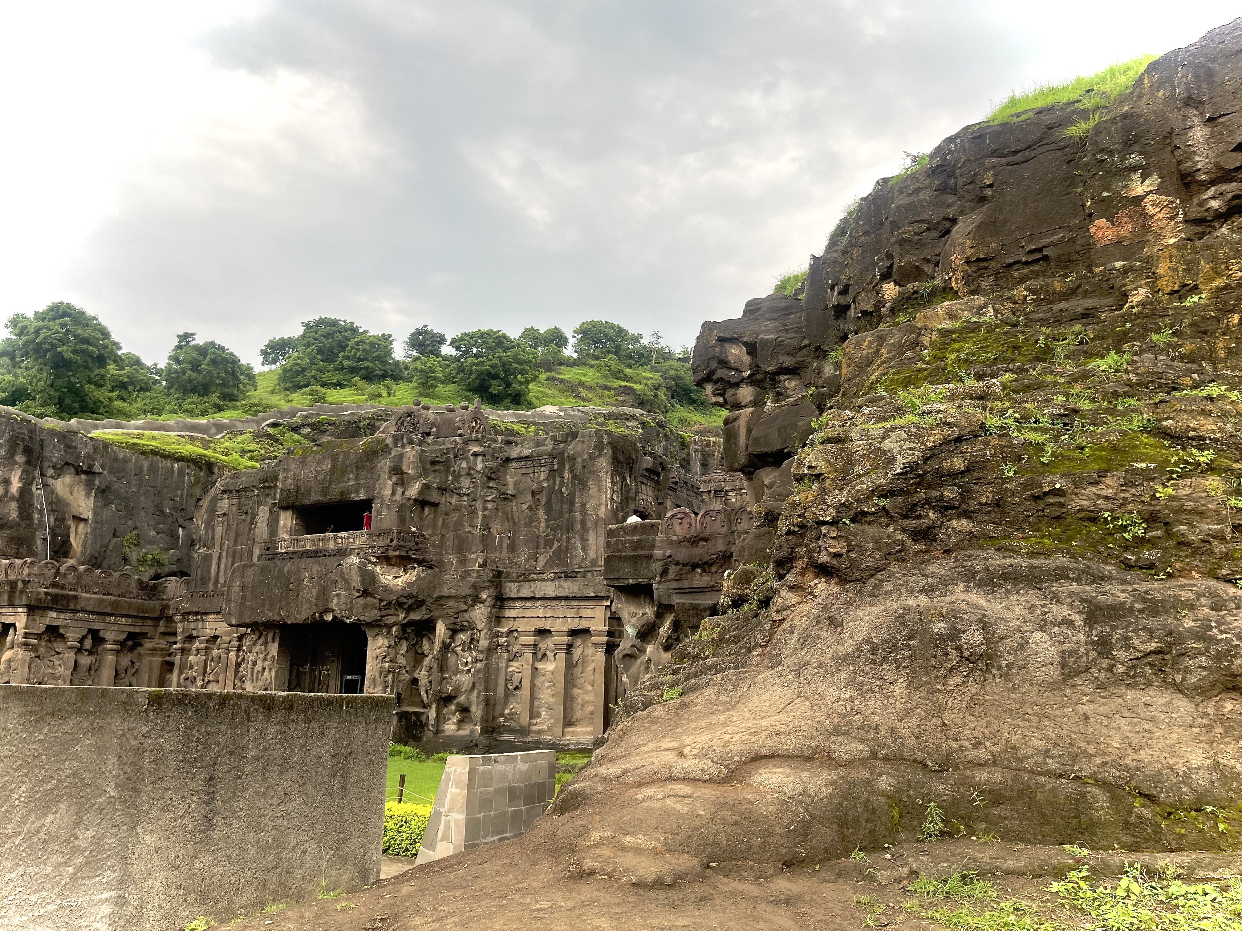 A view of the Kailashnath temple