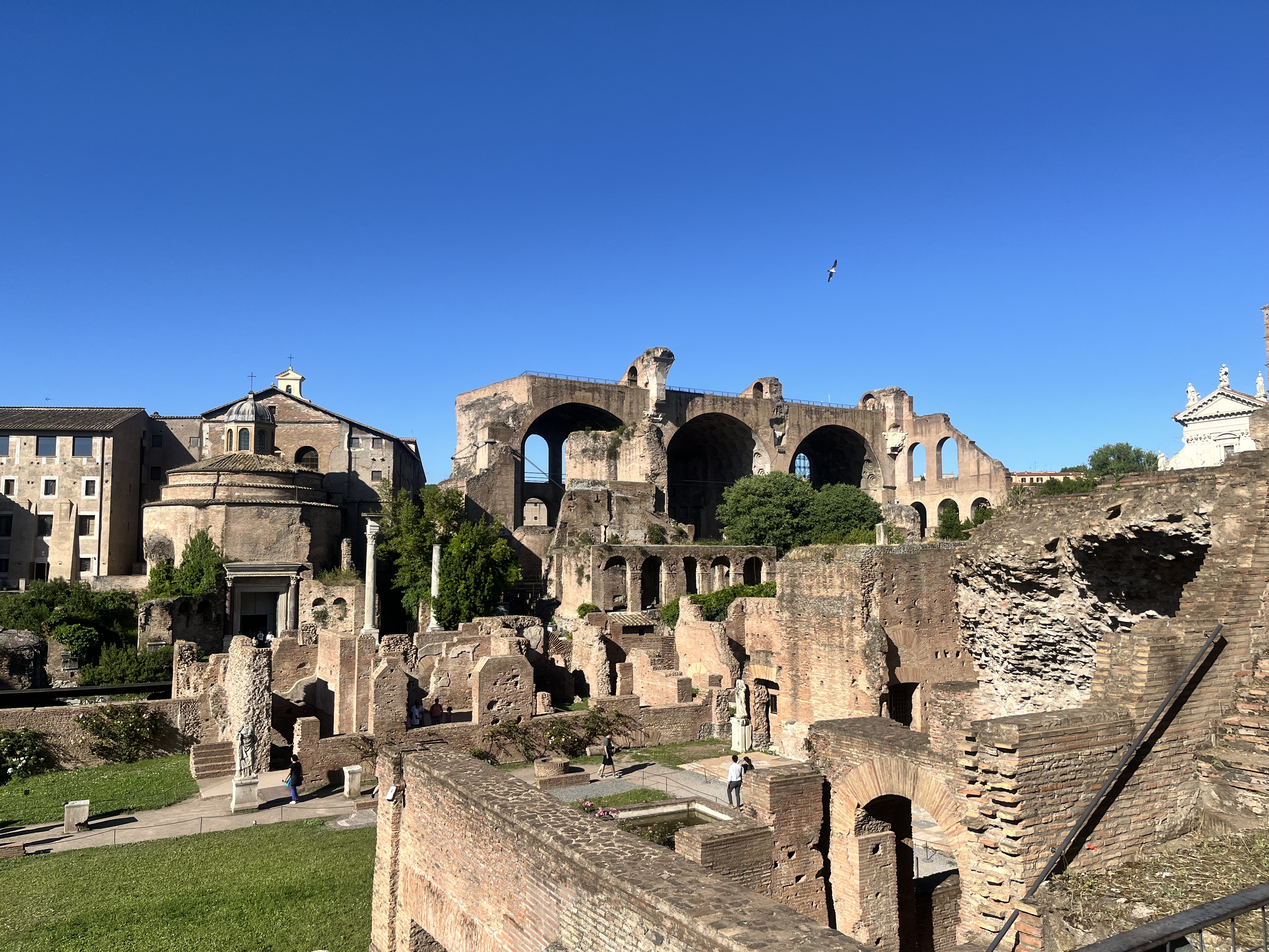 Another view of the ruins of the forum