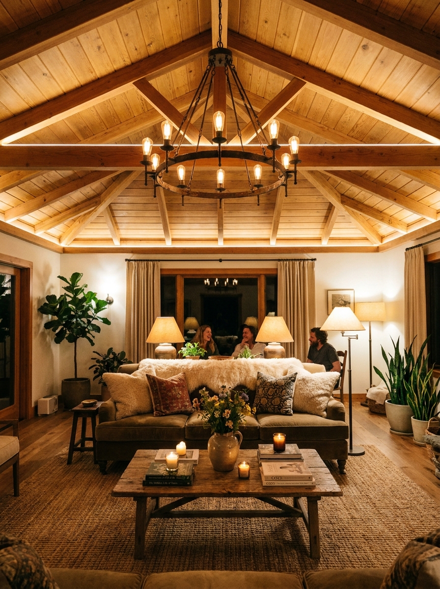 Adding Warm Lighting for Inviting Ambiance