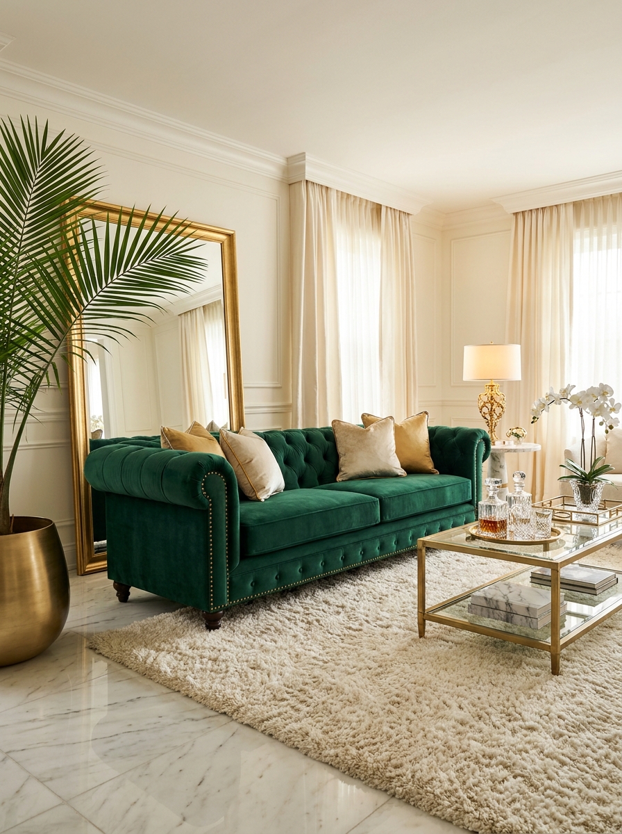 The Velvet Tufted Sofa That Changes Everything