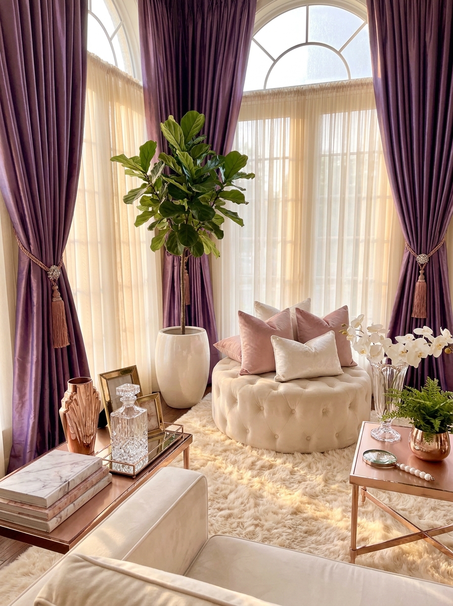Dramatic Window Treatments That Frame Your Hollywood Moment