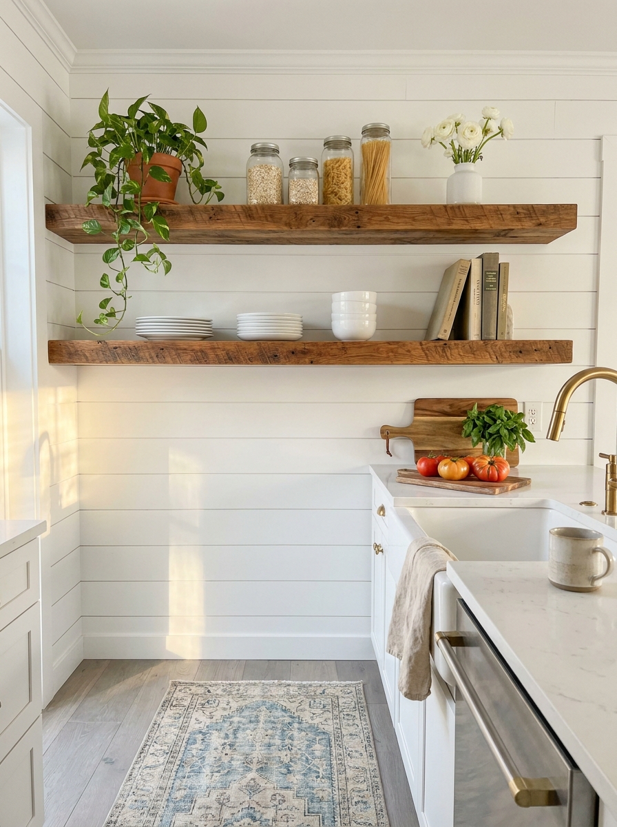 Install Open Shelving for a Custom Look