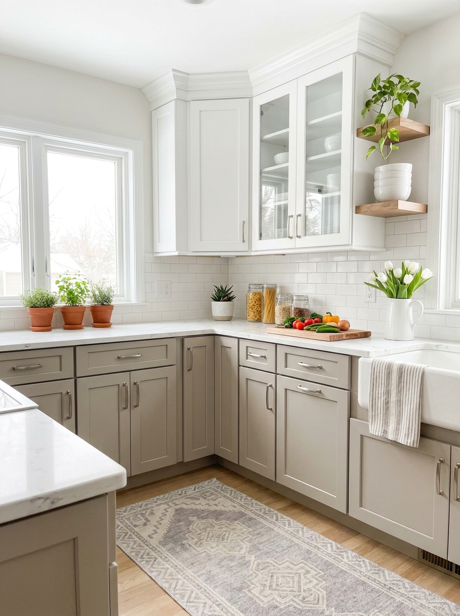 Replace Just Your Upper Cabinet Doors for a Fresh Look