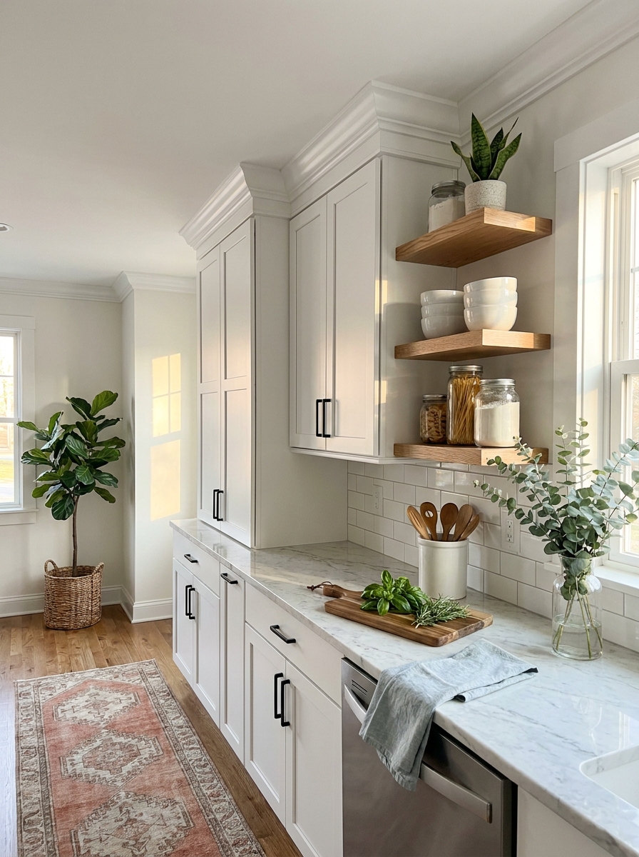 Add Crown Molding to Builder-Grade Cabinets