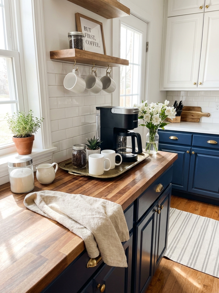 Create a Coffee Bar Station for Boutique Hotel Vibes