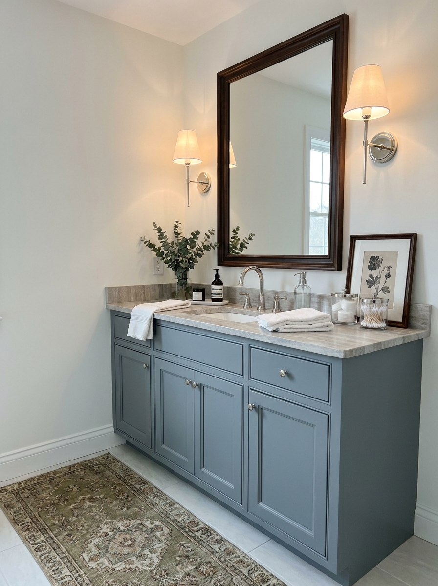 Add Wall Sconces to Fake a Custom Designer Layout