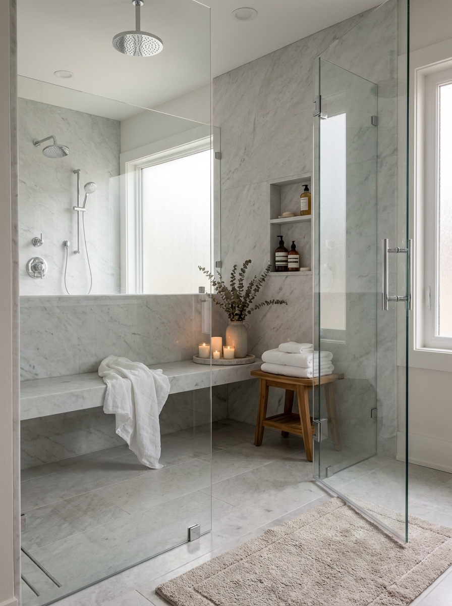 Make the Shower Feel Like Its Own Private Spa Zone