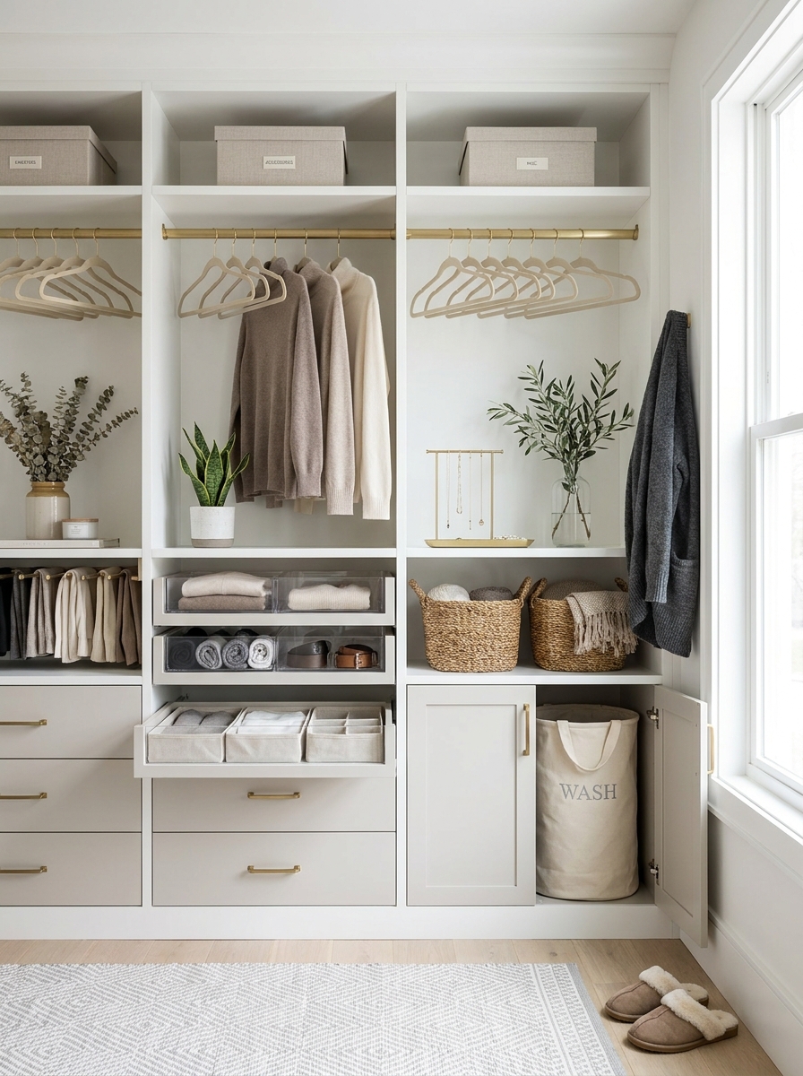 Plan a Hamper Zone So Laundry Stops Taking Over