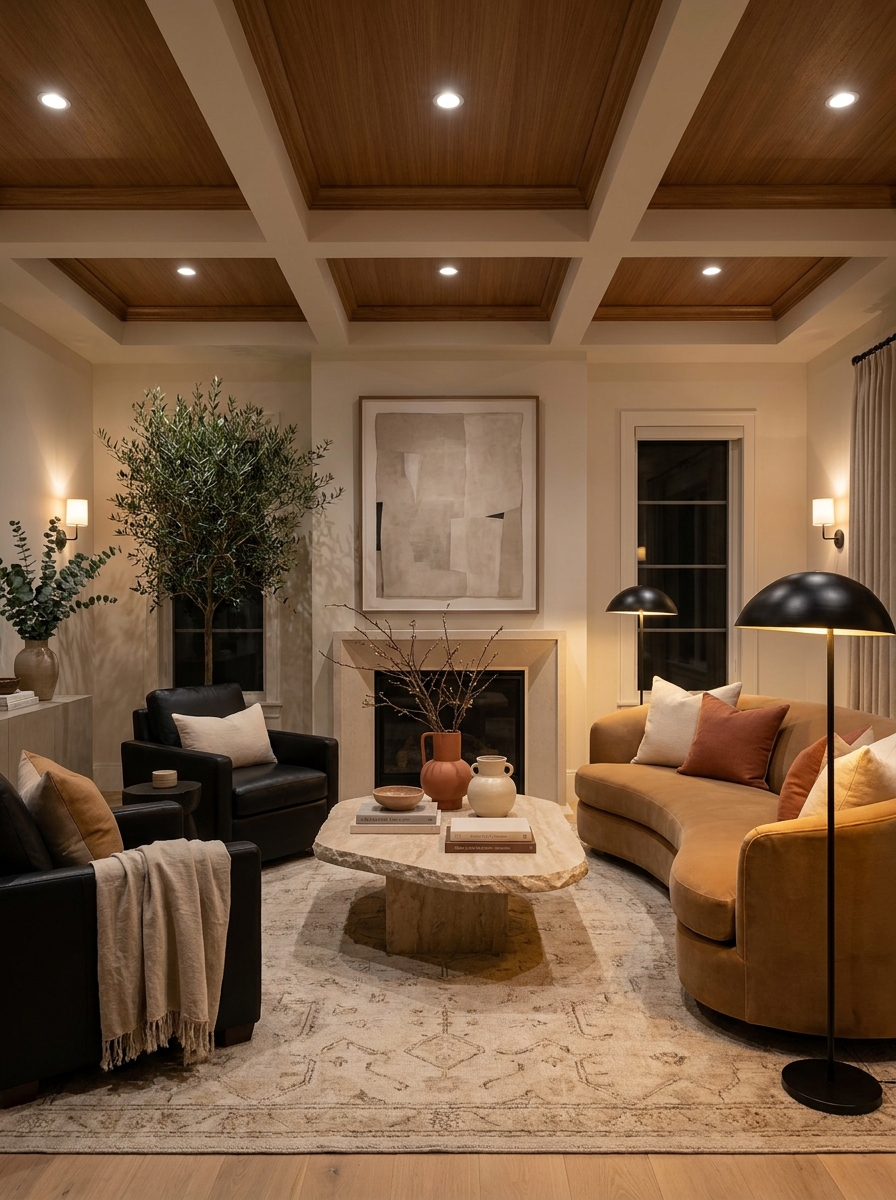 Use a Statement Ceiling Finish to Pull the Whole Remodel Upward