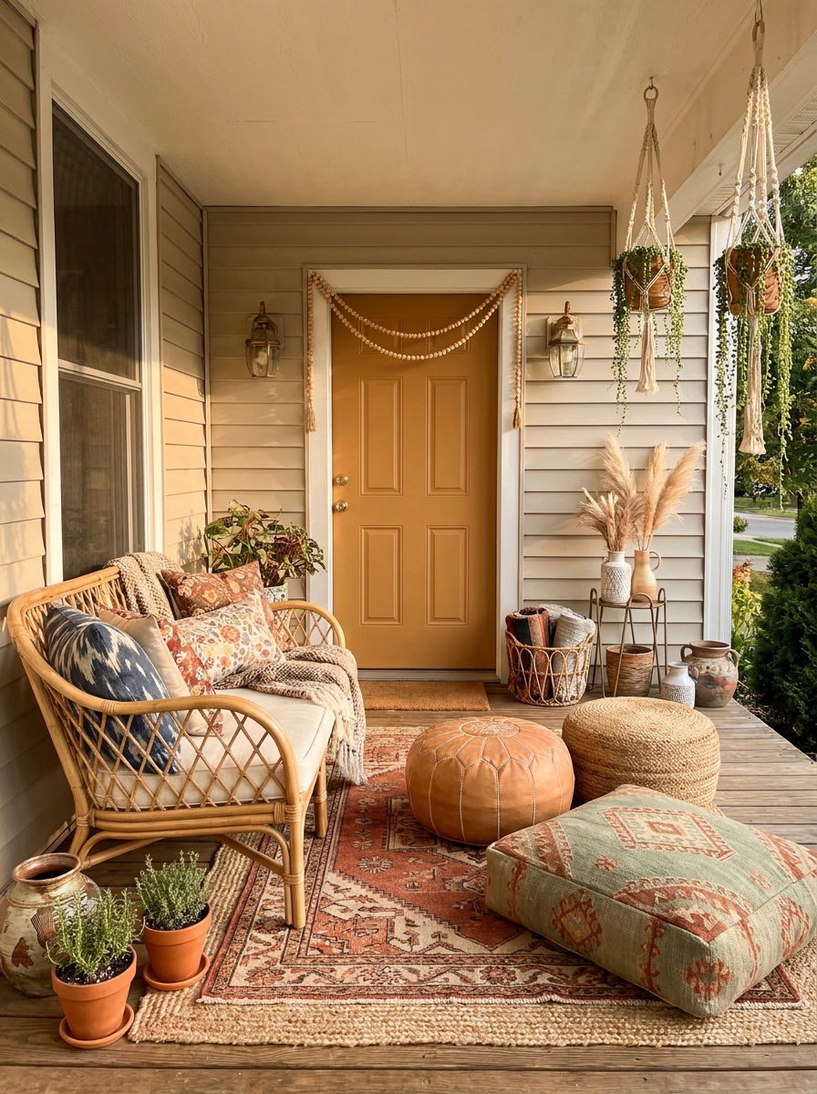 Add Colorful Poufs and Floor Cushions for Extra Seating