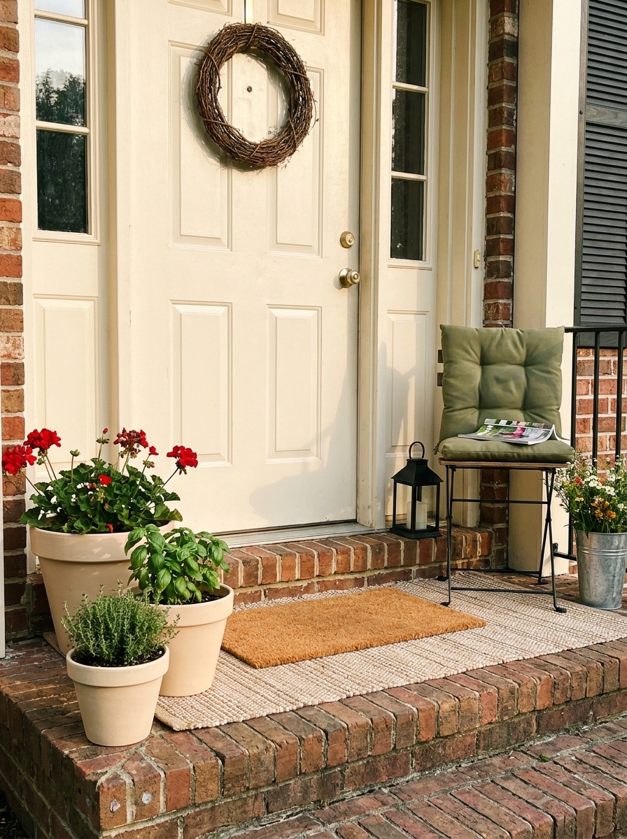 Paint Mismatched Pots One Color to Fake a Collected Set