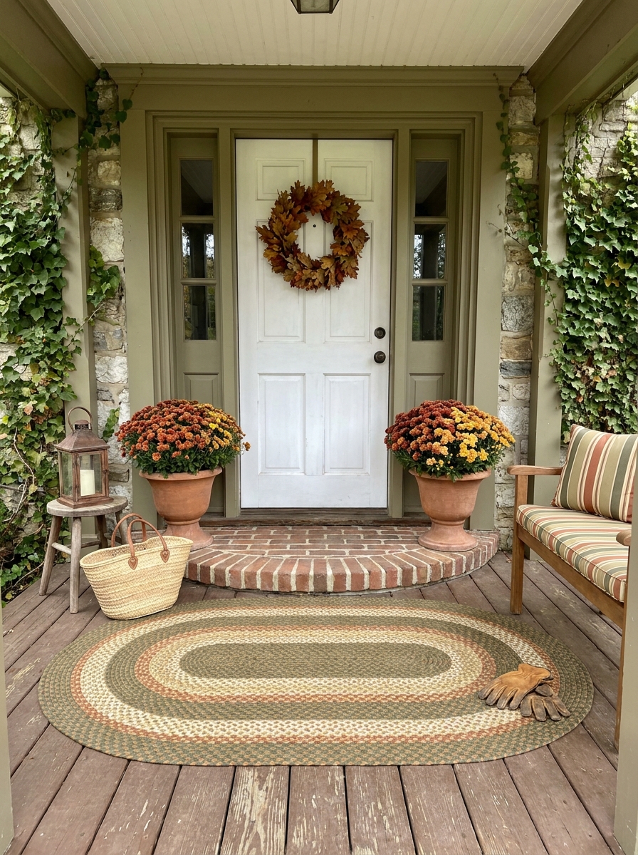Match Your Rug Shape to the Doorway for a Cleaner Look