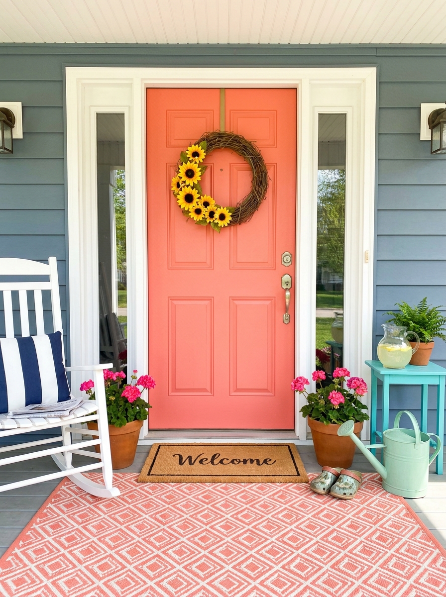 Paint Your Front Door a Color That Makes You Happy