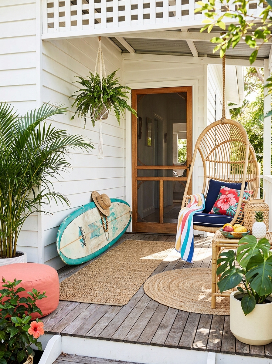 Lean a Vintage Surfboard Against the Wall as Art