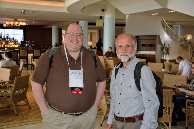 Photo of Nigel Bevans and Chris Hass