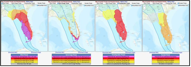 Screenshot of HTI graphics for Hurricane Irma.