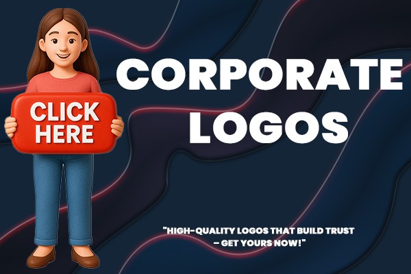 Collection of modern corporate logos with clean typography and minimalist designs