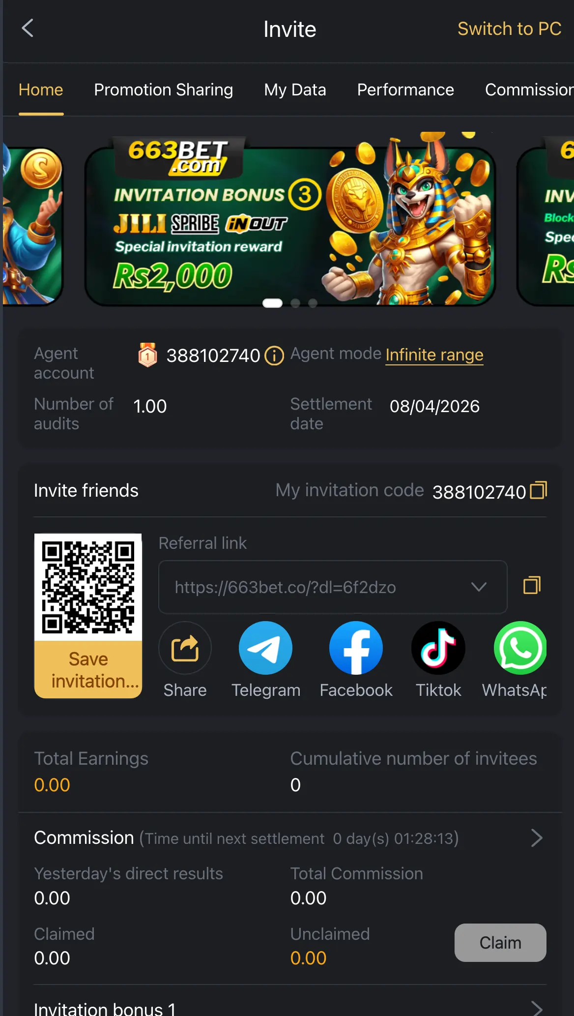 663Bet Game Apk Download for Free in Pakistan Screenshot 1