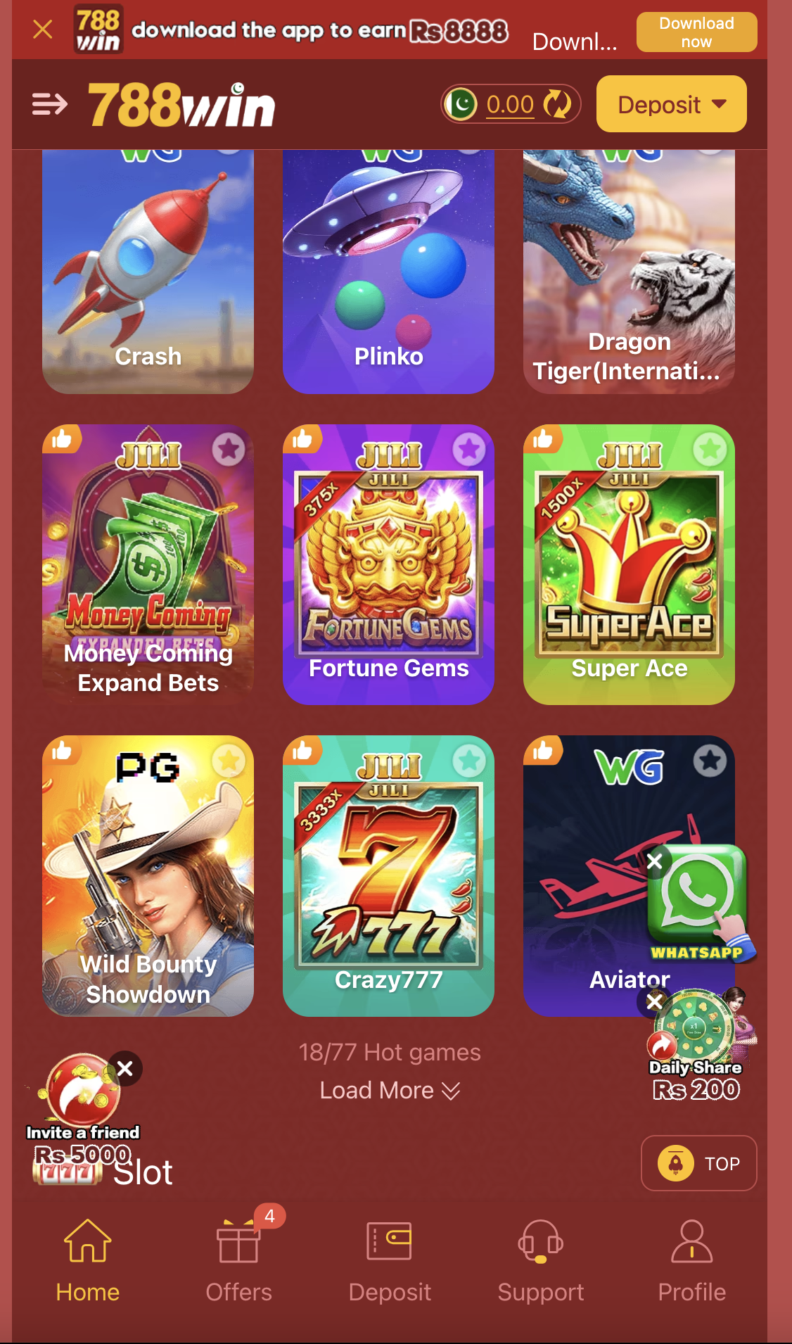 788win Game Download APK 2026 Screenshot 3
