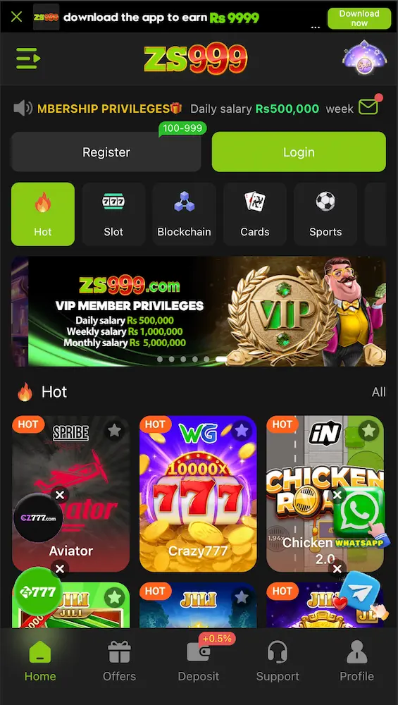 Zs999 Game Download APK (New Earning App) in Pakistan Screenshot 3