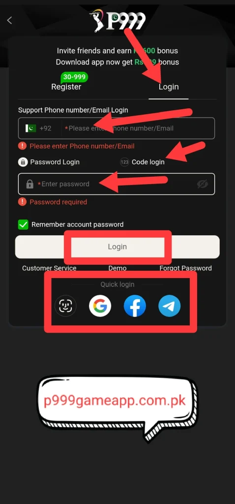 P999 Game APK Download 2026 – Real Money Earning App in Pakistan Screenshot 3