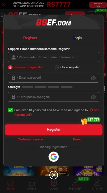 88EF Game Pakistan Guide 2026 Download APK, Login, Deposit, Withdraw  Screenshot 2