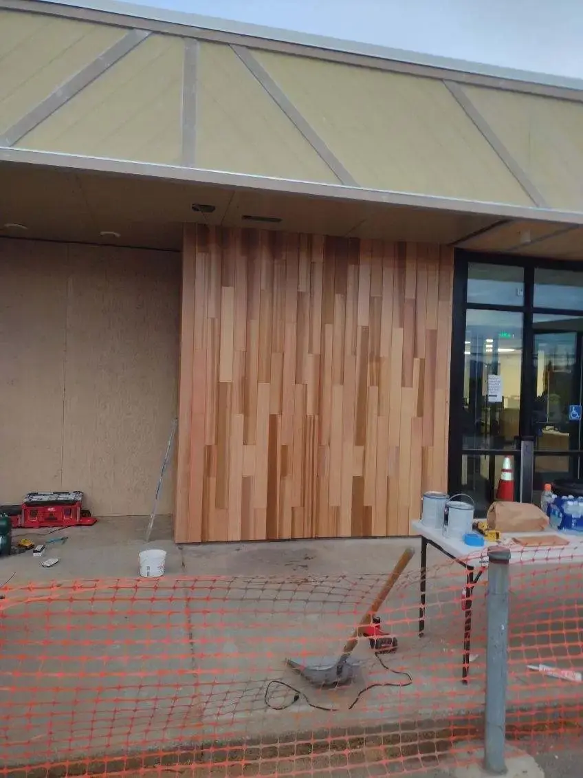 Steel carport construction