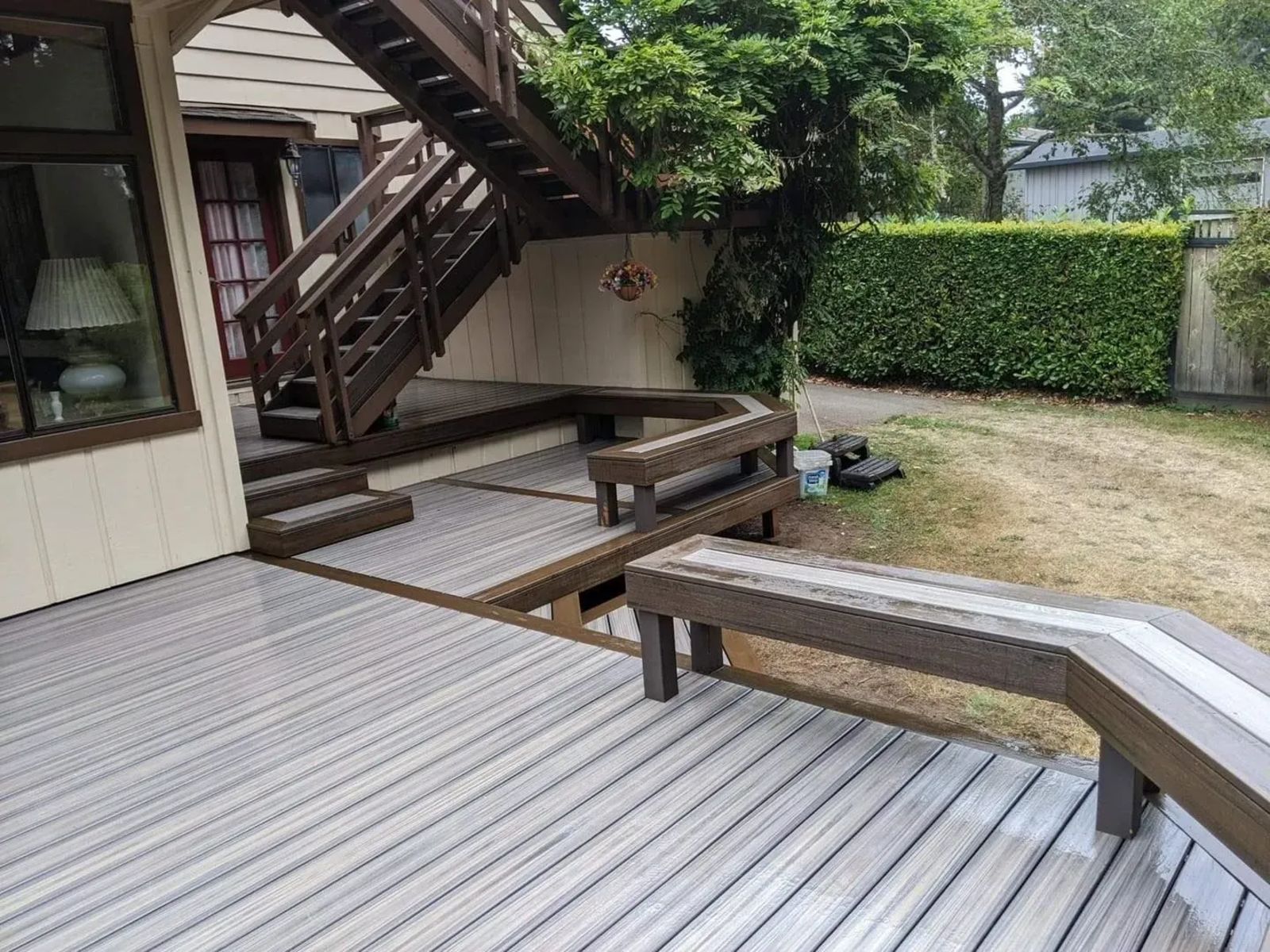 Hunter & Son crew working on a remodeling project