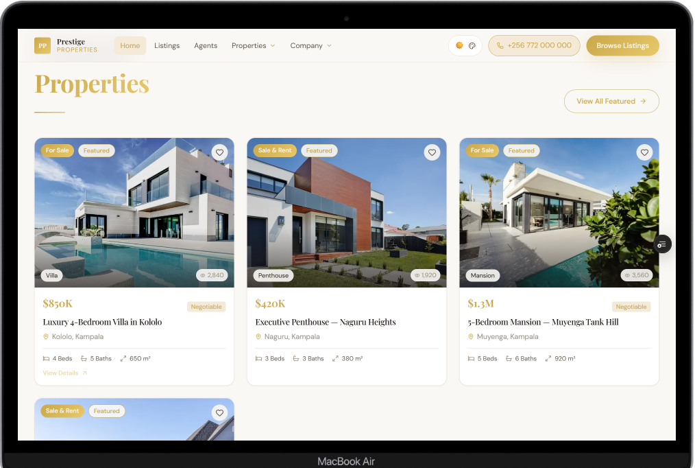 Properties Grid