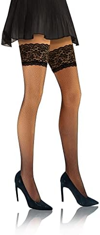 Vue 4 de Bas Autofixant Resille Dentelle