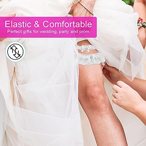 Vue 4 de Buentya Jarretiere De Mariage