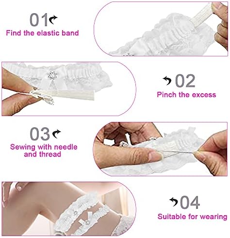 Vue 5 de Buentya Jarretiere De Mariage