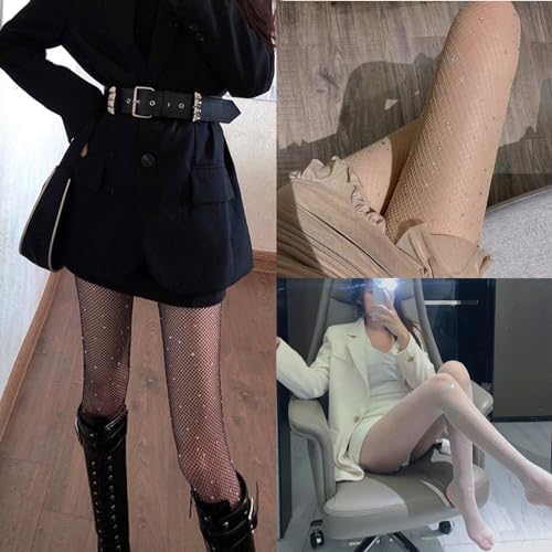 Vue 5 de Paires Collant Paillette Femmebas