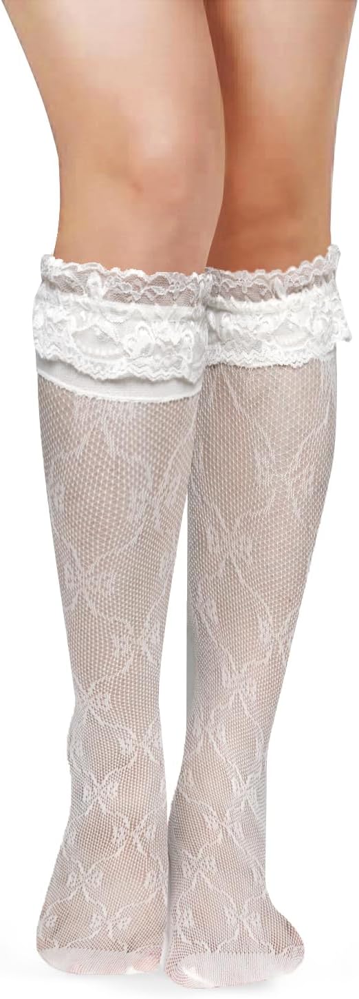 Chaussettes Montantes En Resille