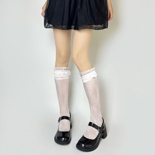 Vue 5 de Chaussettes Montantes En Resille