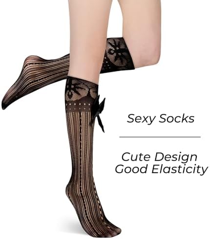 Vue 6 de Chaussettes Montantes Volants