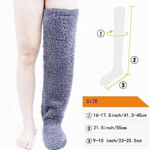 Vue 4 de Chaussette Chaude Femme Polaire