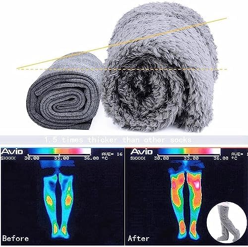 Vue 6 de Chaussette Chaude Femme Polaire