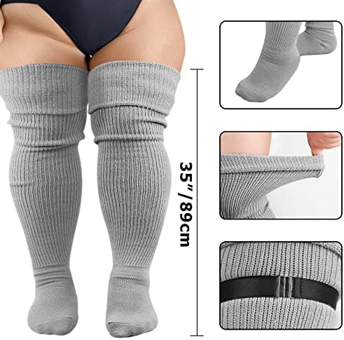 Vue 6 de Femme Grande Taille Chaussettes