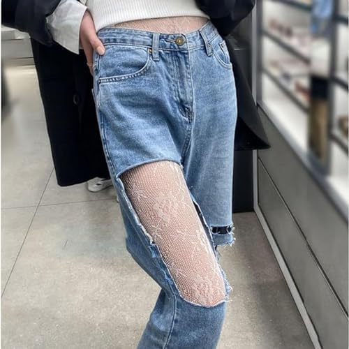 Vue 5 de Lolita Collants Blancs En