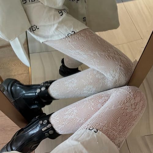 Vue 6 de Lolita Collants Blancs En